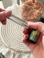 Natasha Coffret d’aromathérapie avec inhalateur - Esprit clair - orange fraîche, menthe poivrée et romarin