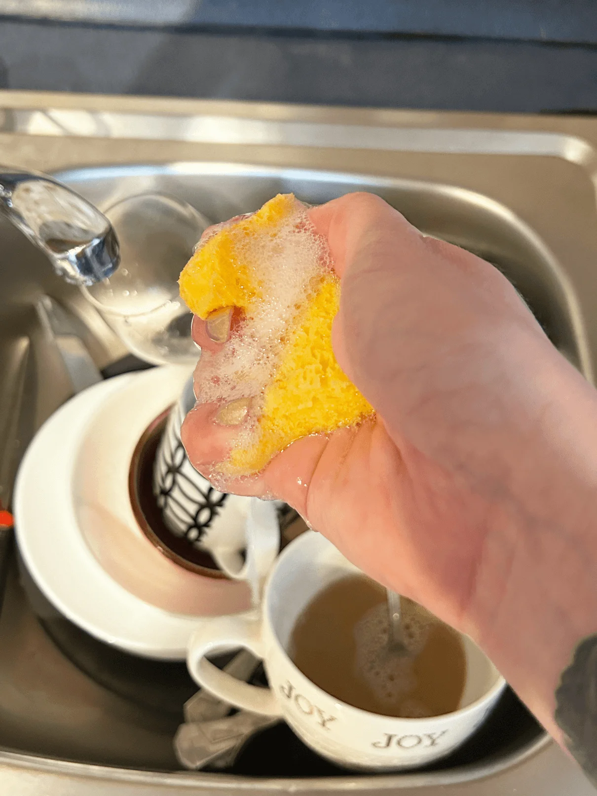 Natasha Gel vaisselle à base de marrons d’Inde à la citronnelle 500 ml - redoutable contre la graisse, respectueux de la peau