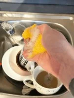 Natasha Gel vaisselle à base de marrons d’Inde à la citronnelle 500 ml - redoutable contre la graisse, respectueux de la peau
