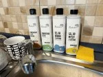 Natasha Gel vaisselle à base de marrons d’Inde à la citronnelle 500 ml - redoutable contre la graisse, respectueux de la peau