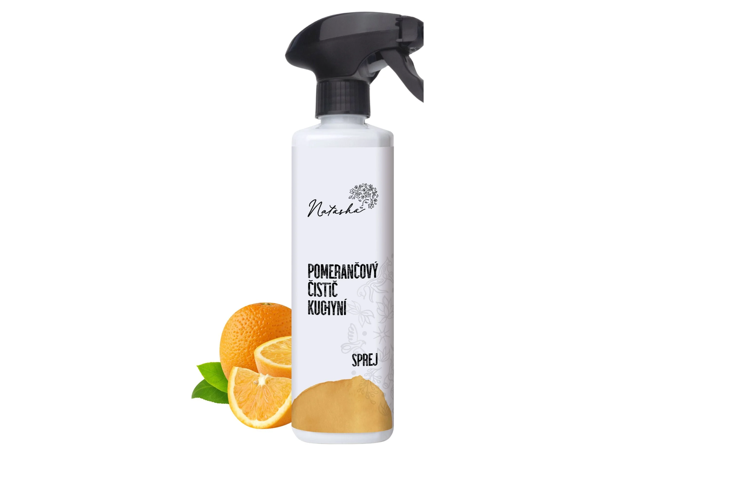 Natasha Nettoyant cuisine à l’orange - spray (500 ml) - dégraissant universel en spray