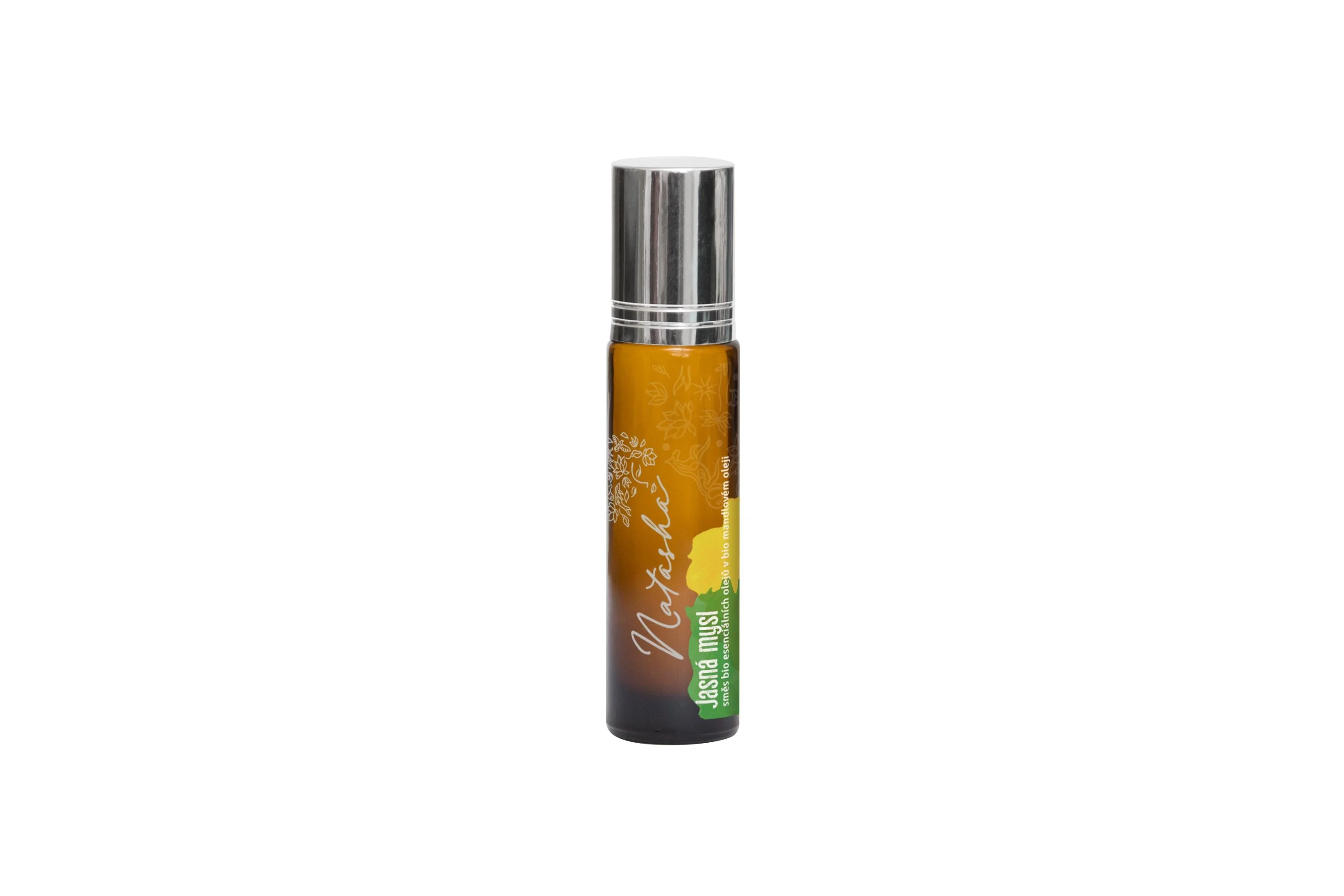 Natasha Roll-on Mélange d’huiles essentielles - Esprit clair (10 ml) - un coup de boost à tout moment et partout