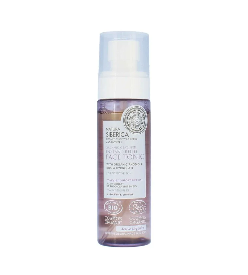 Organic Certified Instant Relief tonique naturel pour peaux sensibles 100 ml