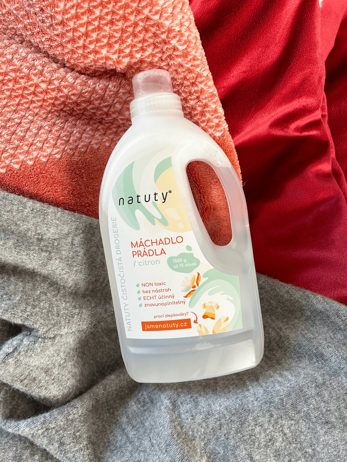 Natuty Rinçage du linge au parfum de citron 1 l