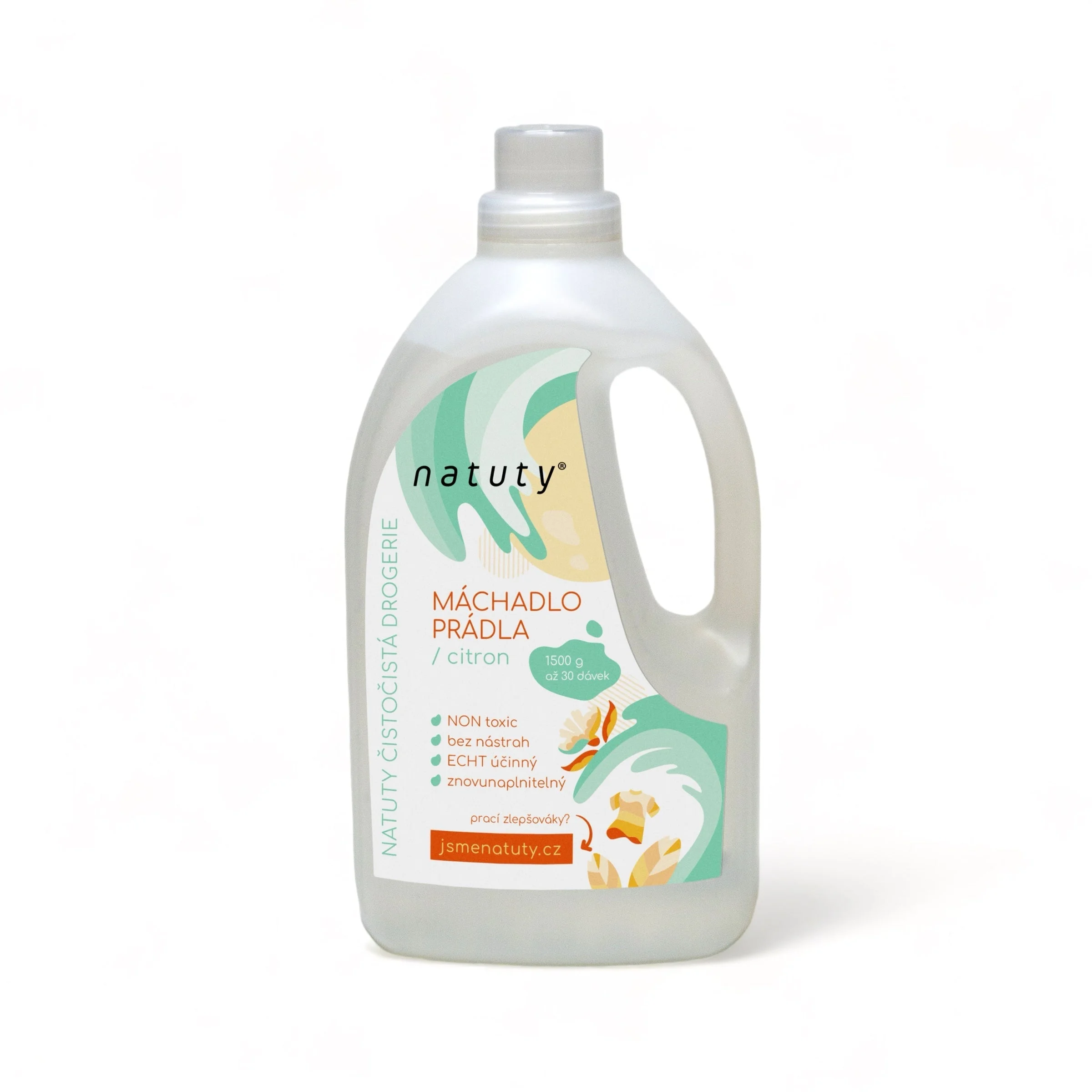 Natuty Rinçage du linge au citron 1,5 L
