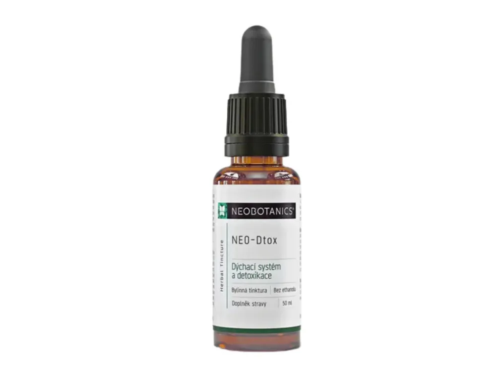 Neobotanics Neo-Dtox - tinctuur zonder alcohol (50 ml) - bij ademhalingsproblemen