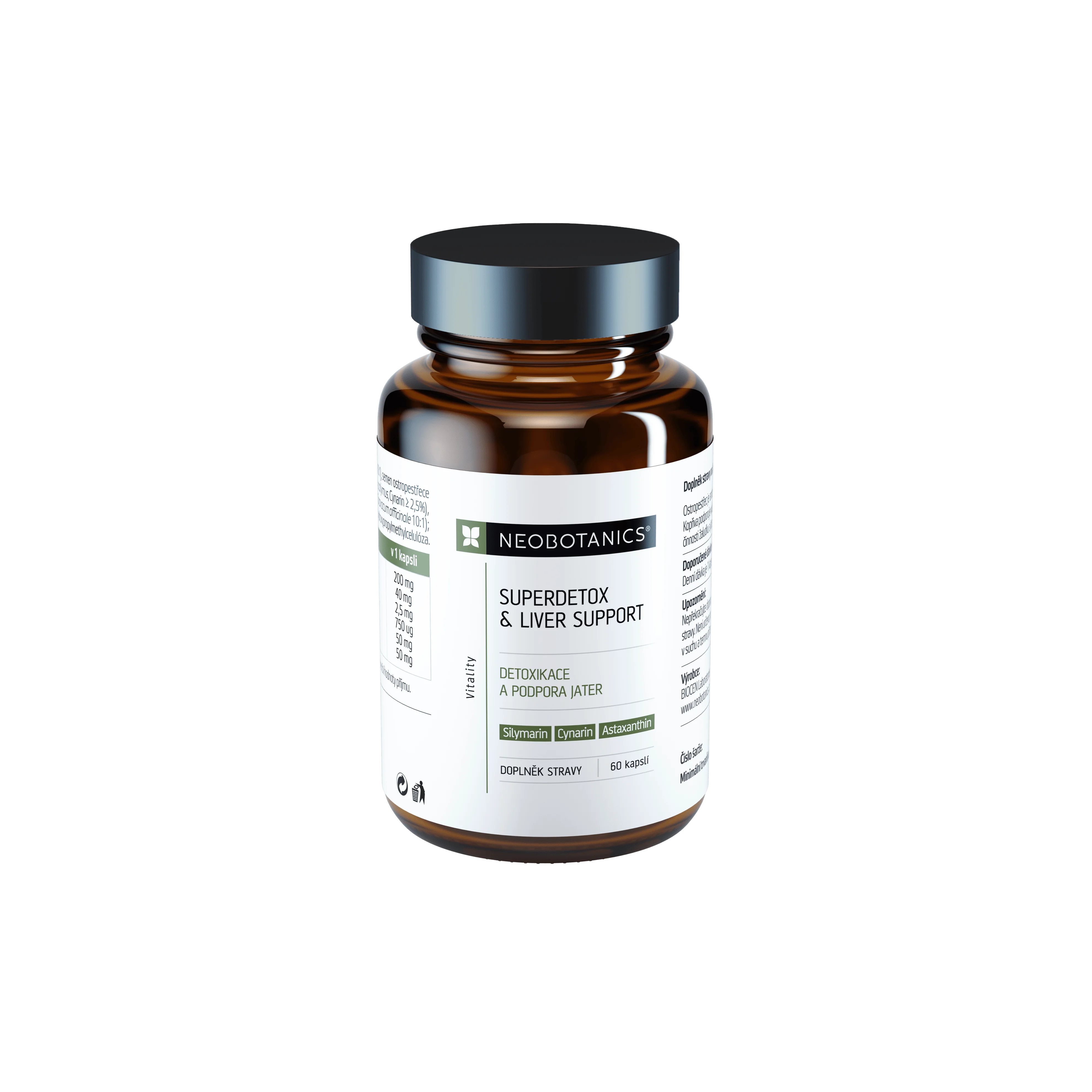 Neobotanics Superdetox & Liver Support (60 gélules) - détoxification et soutien du foie