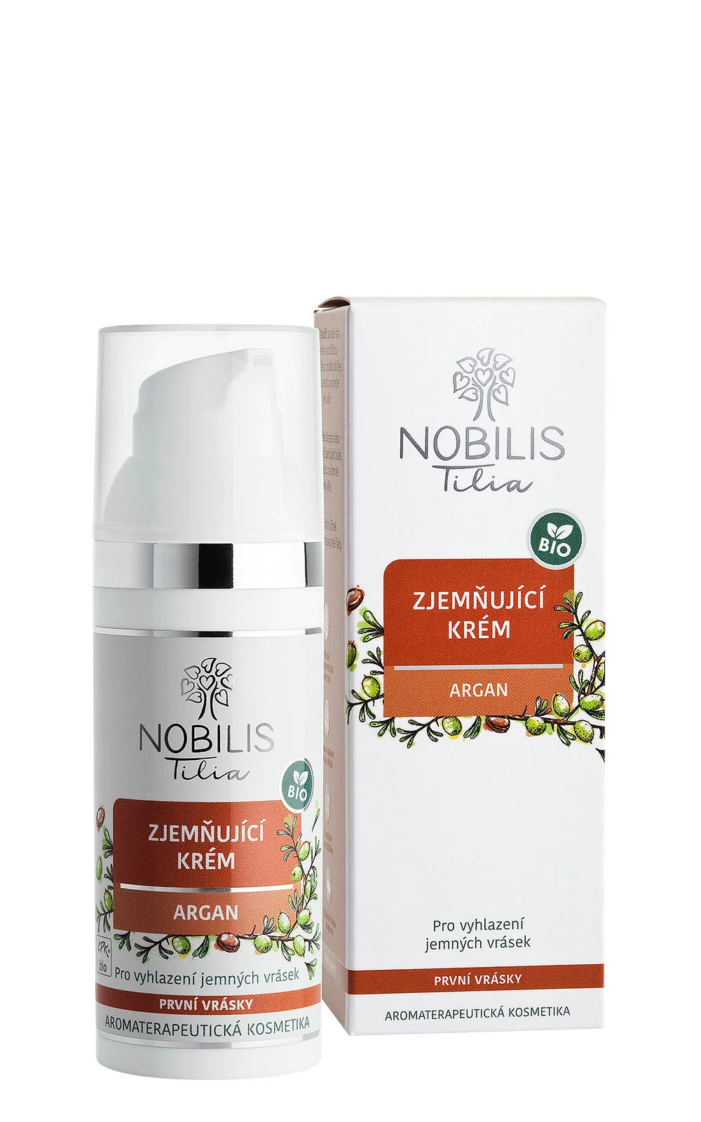 Nobilis Tilia Crème adoucissante Argan BIO 2 ml - échantillon - exp. 06/2026 - dose extra de vitalité