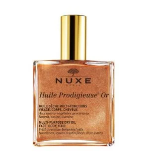 Nuxe Huile Prodigieuse Or huile sèche multi-fonctions pailletée pour le visage, le corps et les cheveux