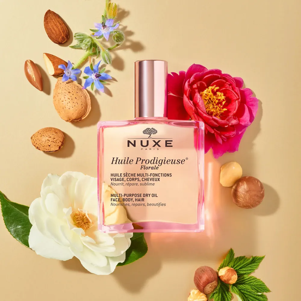 Huile Prodigieuse Florale huile sèche multi-fonctions pour le visage, le corps et les cheveux 100 ml
