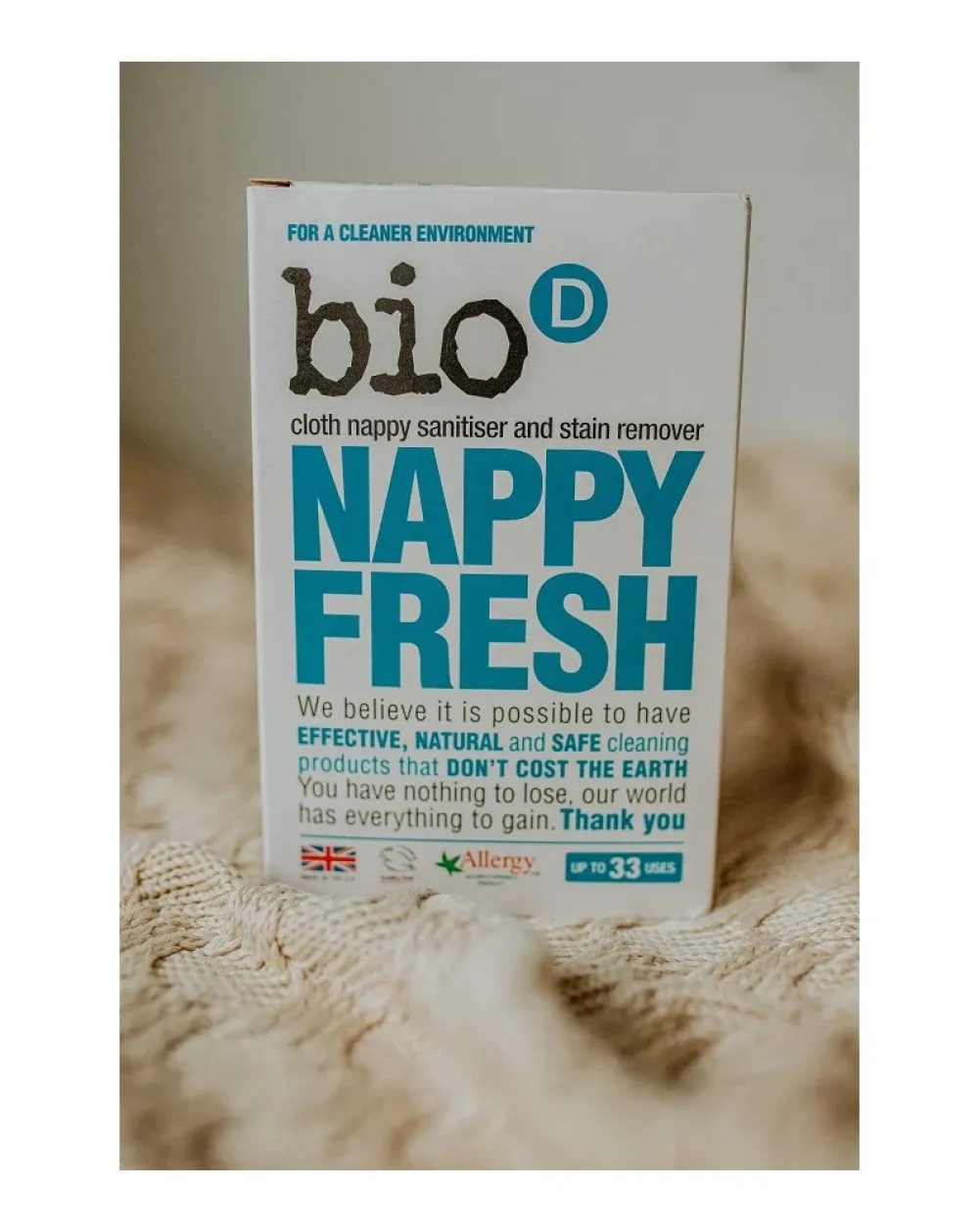 Bio-D Vlekken- en geurverwijderaar voor babyluiers (500 g)