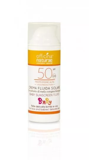 Officina Naturae Crème solaire non parfumée pour enfants SPF 50 BIO (50 ml)