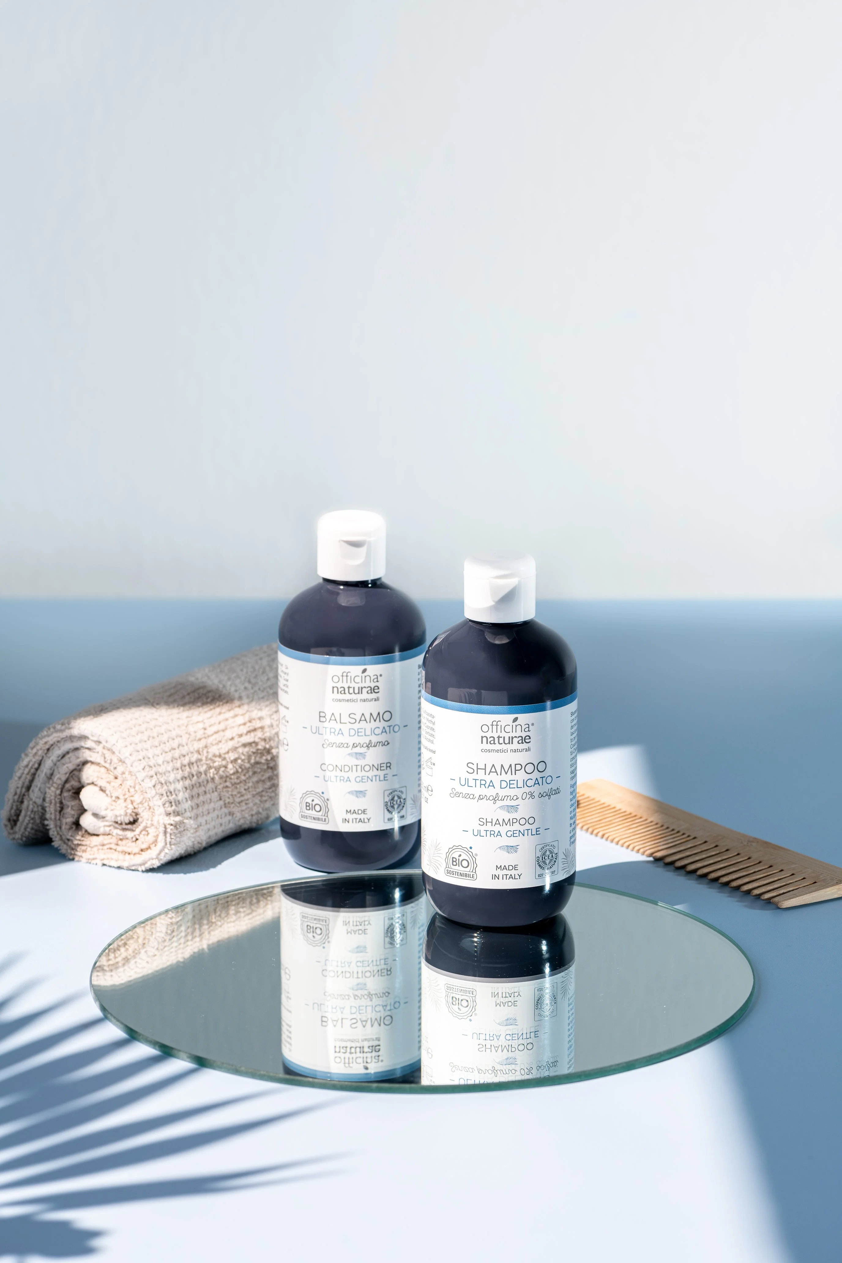 Officina Naturae Après-shampooing pour cuir chevelu très sensible Ultra Delicato (250 ml) - convient également aux personnes atteintes de MCS