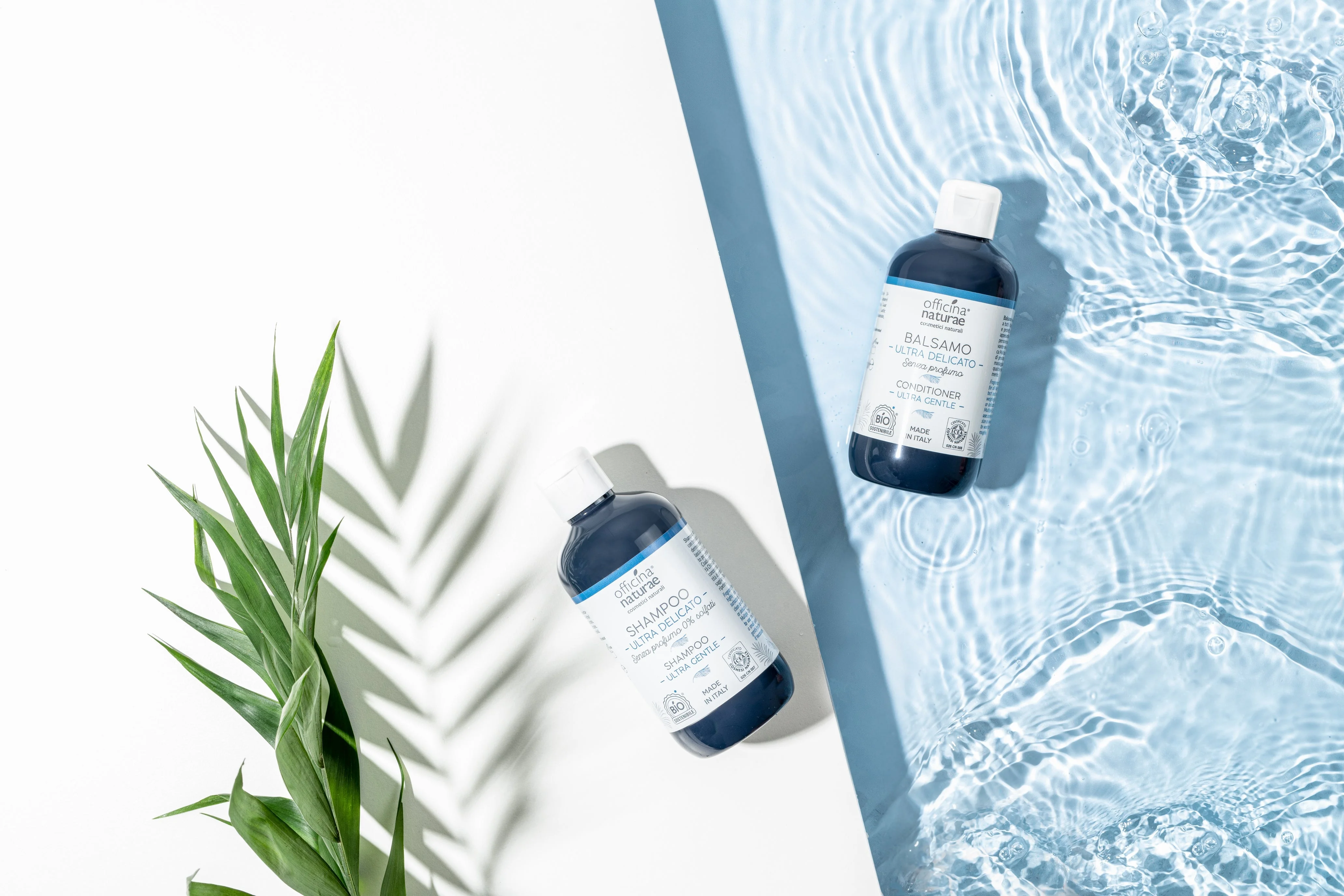 Officina Naturae Après-shampooing pour cuir chevelu très sensible Ultra Delicato (250 ml) - convient également aux personnes atteintes de MCS