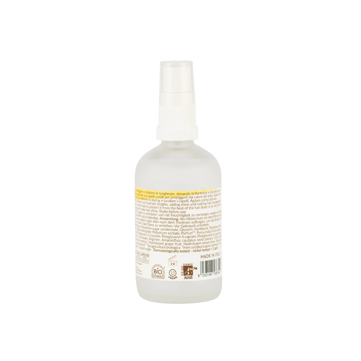 Officina Naturae Spray de soin thermo-protecteur pour cheveux (100 ml) - protège, hydrate et illumine