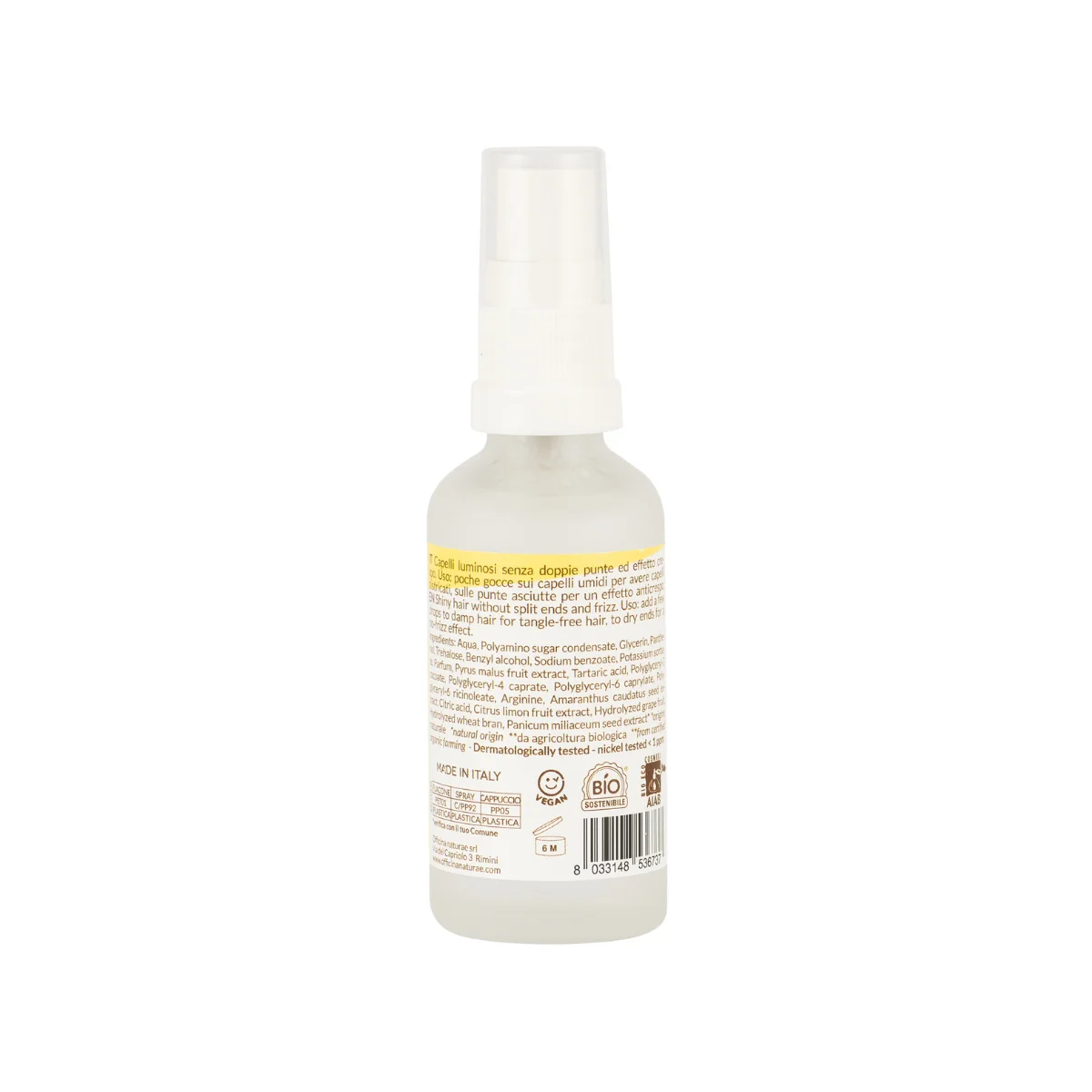 Officina Naturae Cristaux liquides pour cheveux brillants et soyeux (50 ml) - éliminent les pointes fourchues et les frisottis