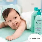 OnlyBio Lait corporel doux pour enfants (300 ml) - pour les nouveau-nés et les enfants plus âgés