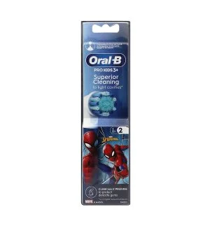 Oral-B Pro Kids 3+ Spiderman têtes de brosse de rechange 2 pièces