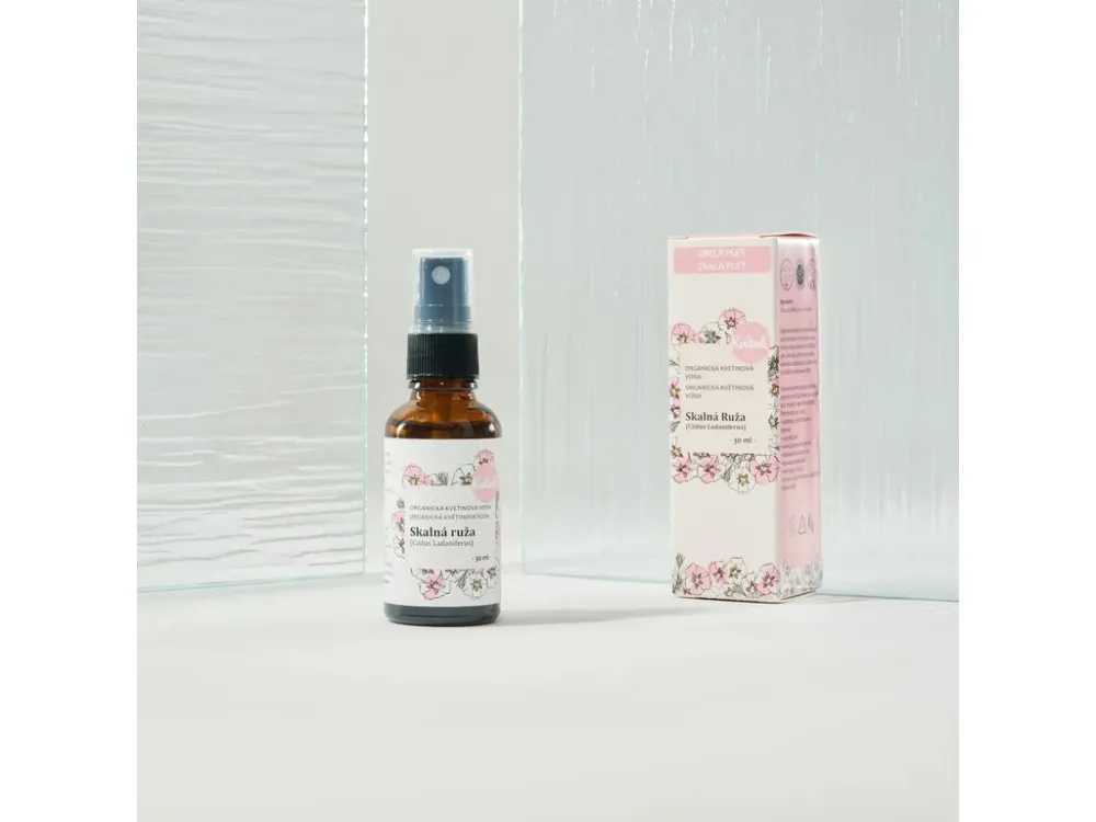 Kvitok Biologisch Bloemenwater-Schaalroos (100ml)