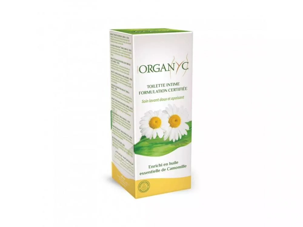 Organyc Gel d'hygiène intime BIO (250 ml) - aux extraits de camomille et de calendula
