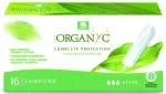 Organyc Super Tampons (16 pcs) - 100% coton biologique, 3 gouttes