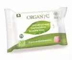 Organyc Lingettes humides BIO pour l'hygiène intime (20 pcs) - 100% coton biologique
