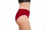 Pinke Welle Culotte menstruelle Bikini Red - Medium - Politique d'échange de 100 jours et des menstruations légères (S)