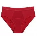 Pinke Welle Culotte menstruelle Bikini Red - Medium - Politique d'échange de 100 jours et des menstruations légères (S)
