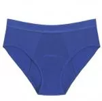 Pinke Welle Culotte menstruelle Bikini Bleu - Bleu moyen - htr. et des menstruations légères (M)
