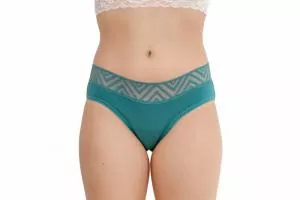 Pinke Welle Culotte menstruelle Sea Azure - Menstruations abondantes (L)