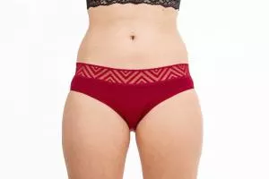 Pinke Welle Culotte menstruelle Sea Red - Menstruations abondantes (L)