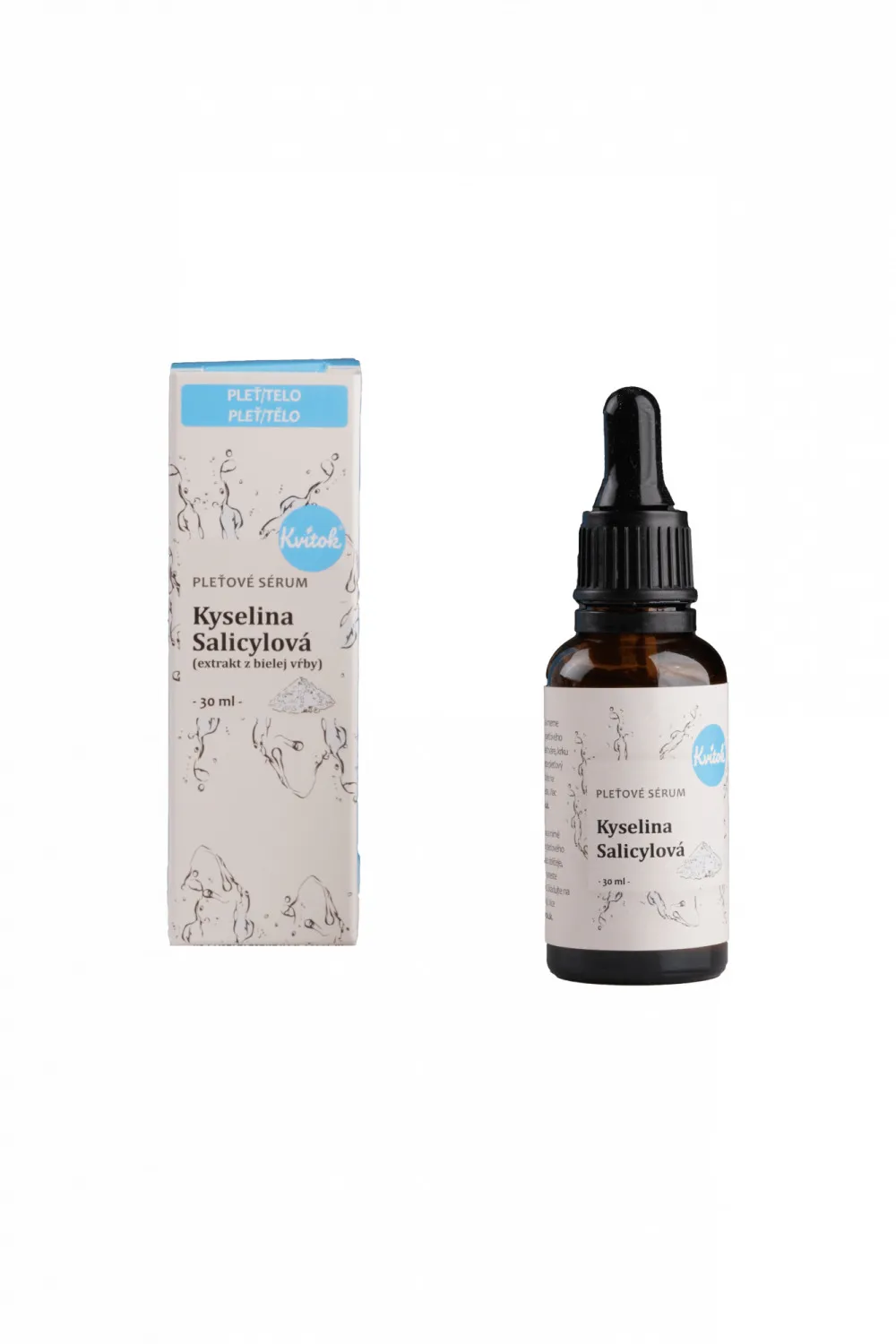 Kvitok Gezichtsserum - Salicylzuur (30 ml) - helpt bij een problematische huid