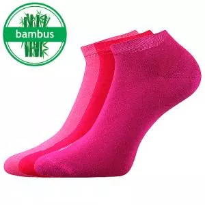 Lonka Chaussettes en bambou mélangées rose