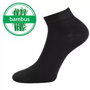 Lonka Chaussettes en bambou bas noir