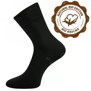 Lonka Chaussettes BIO coton noir