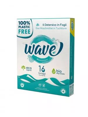 Wave Bandes de lavage classiques au parfum délicat pour 16 lavages