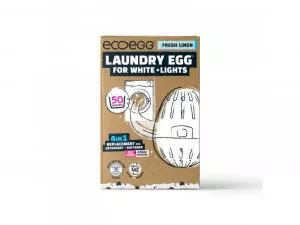 Ecoegg Oeuf de lavage pour linge blanc pour 50 lavages de coton frais