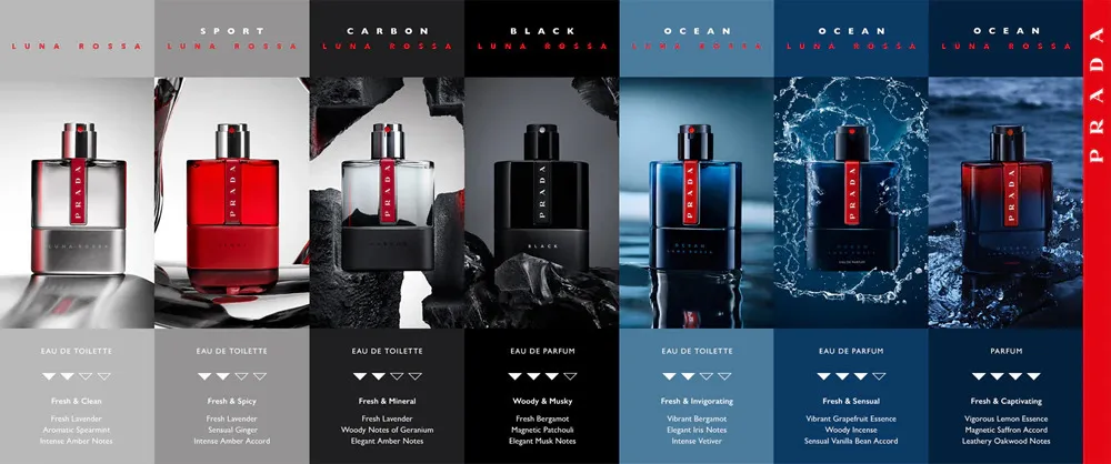 Luna Rossa Ocean eau de parfum voor mannen 100 ml