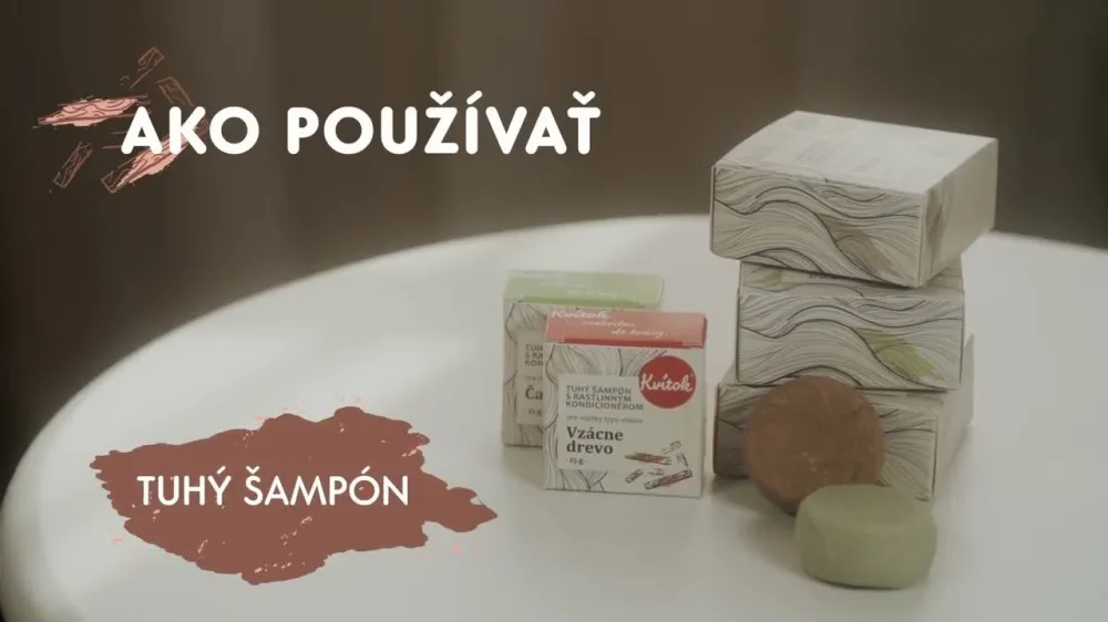Kvitok Prebiotic solid shampoo met antiverontreinigingsbescherming Dandruff Control - 50 g