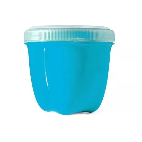 Preserve Boîte à snacks (240 ml) - bleue - en plastique 100% recyclé