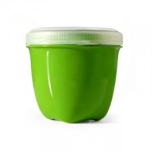 Preserve Boîte à snacks (240 ml) - verte - en plastique 100% recyclé