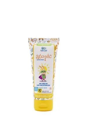 Babyton Crème solaire naturelle ATOPIC 100 ml SPF 30