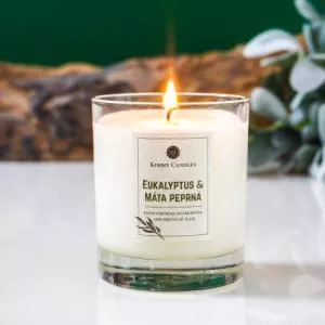 Kimmy Candles Bougie naturelle Eucalyptus