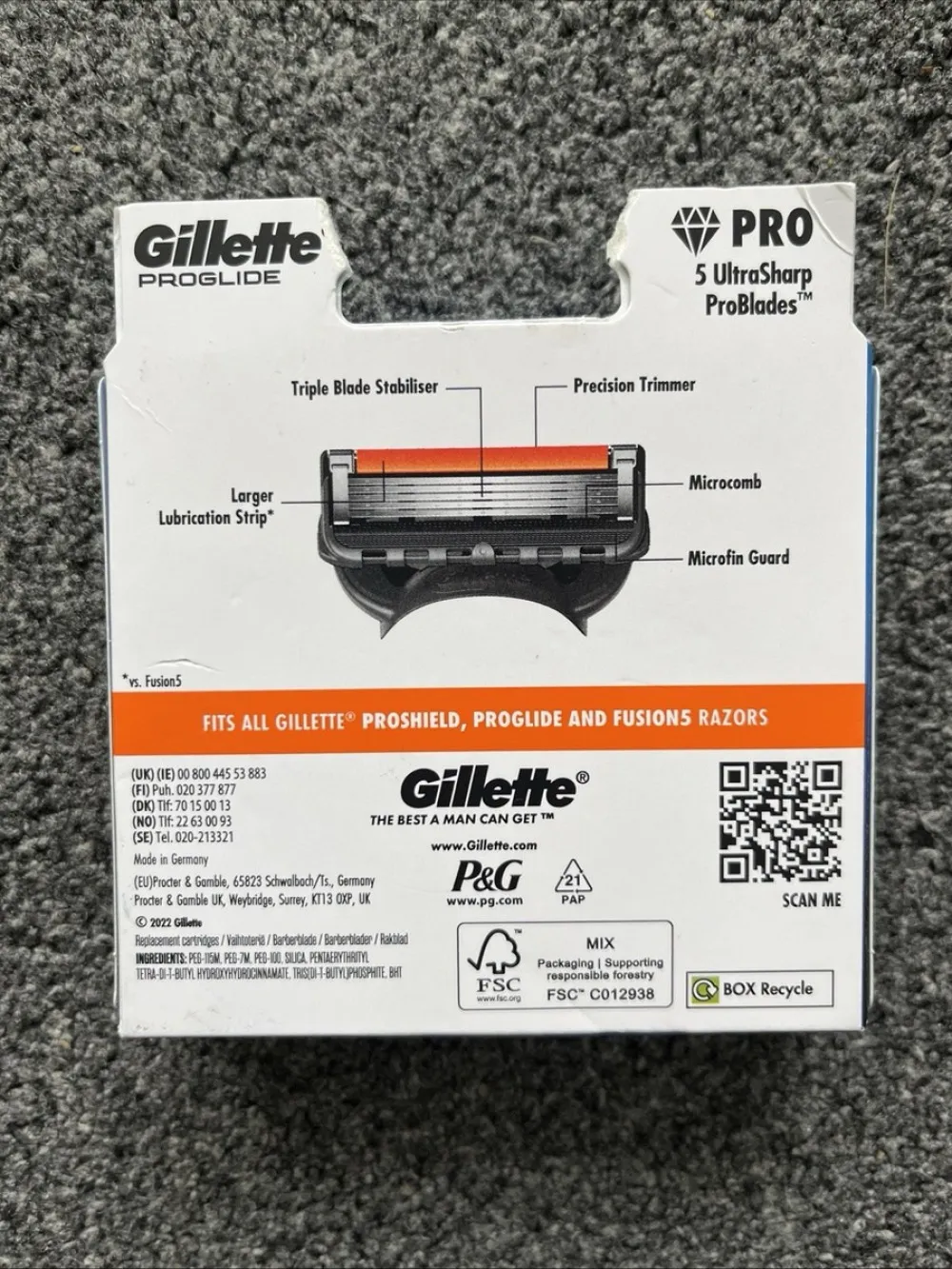 ProGlide lames de rechange 8 pièces pour homme