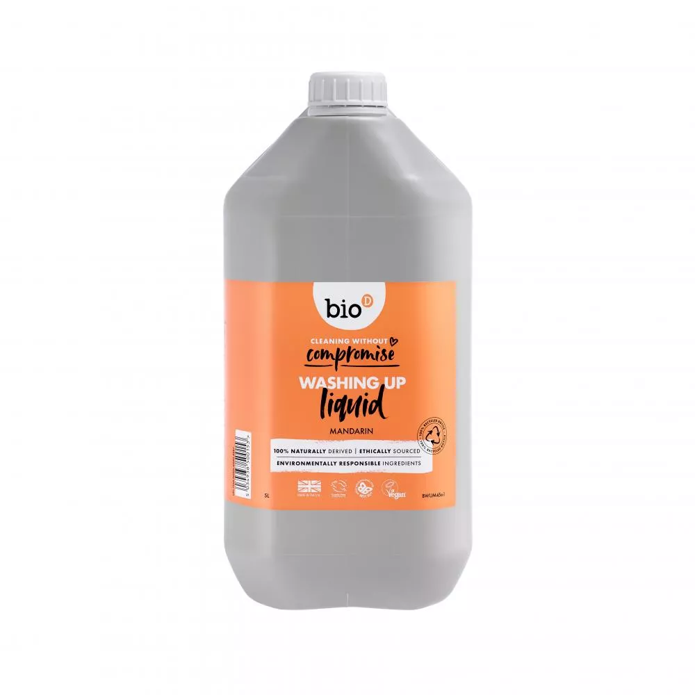 Bio-D Détergent pour lave-vaisselle au parfum de mandarine hypoallergénique - bidon (5 L)