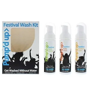 Pump’d UP Kit désinfectant 99 % (shampooing désinfectant, gel douche et désinfectant pour les mains) 3*70 g