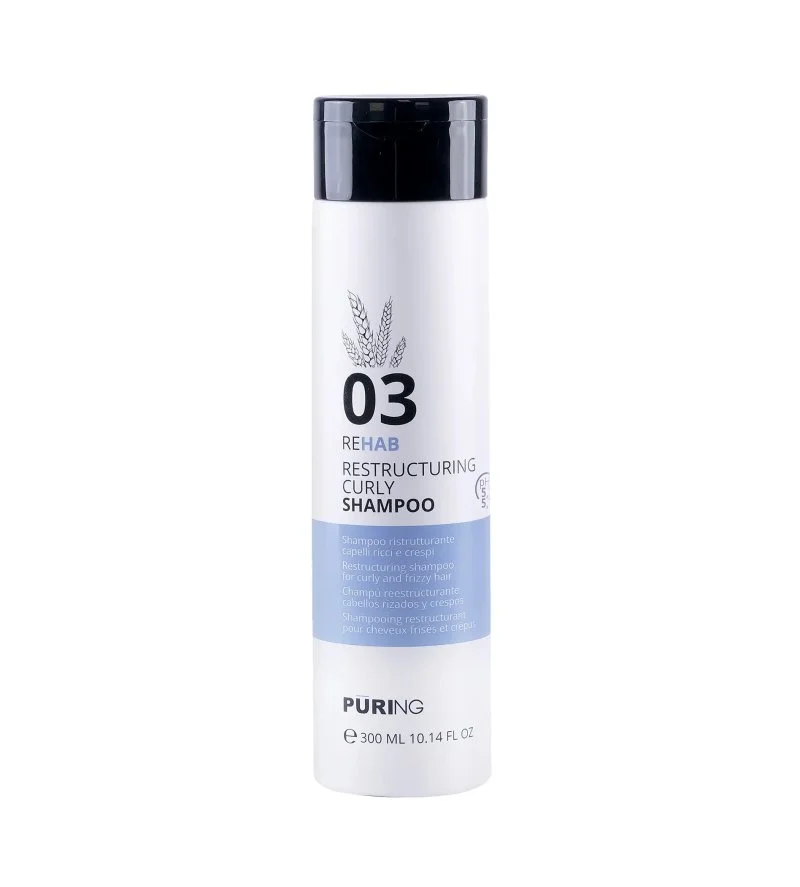 03 Rehab Restructuring Curly Shampoo shampooing restructurant pour cheveux bouclés et crépus 300 ml