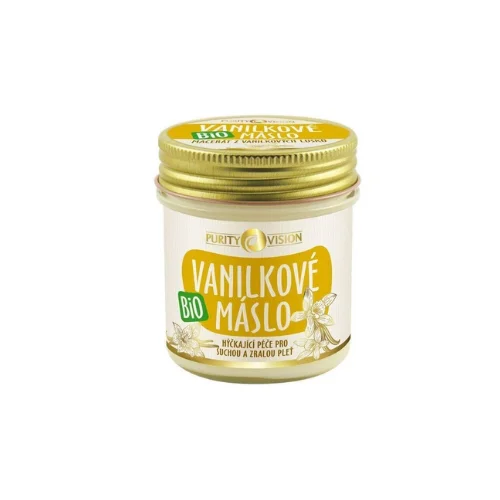 Purity Vision Beurre de vanille BIO (120 ml) - pour peaux sèches et matures