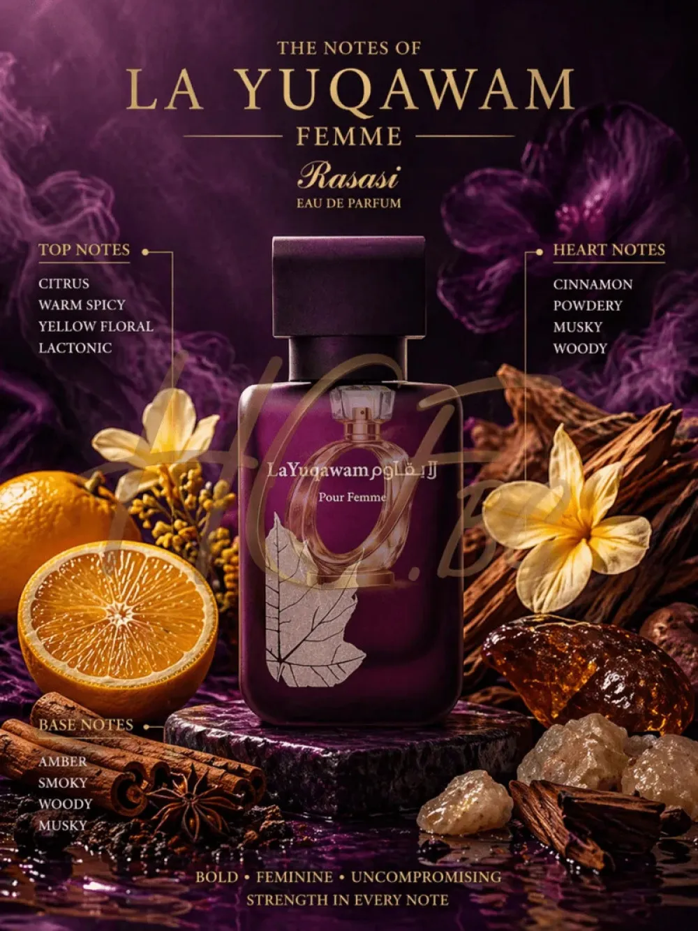 La Yuqawam Pour Femme eau de parfum voor vrouwen 75 ml
