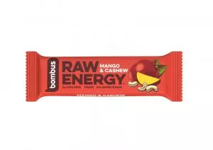 Bombus Barre aux fruits RAW ENERGY mangue et noix de cajou